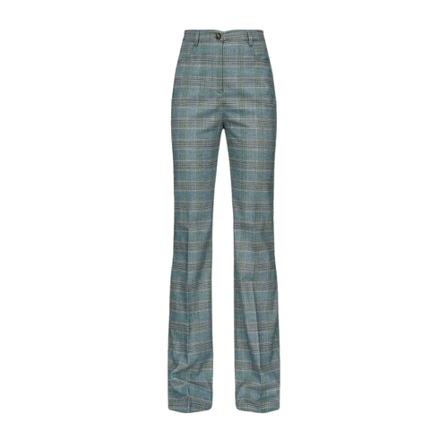 Pinko, Straight Trousers Blauw, Dames, Maat:XS,stretch