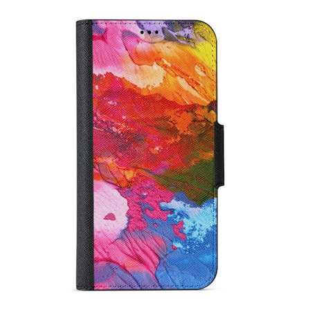 Naive iPhone 8 Plus Plånboksfodral - Rainbow Ink