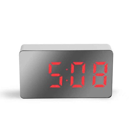 Mini Digital Reseväckarklocka med LED-display & Snooze[ZHE]