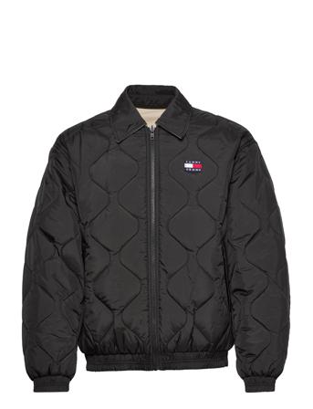 Tjm Reversible Quilted Jacket Tikkitakki Musta Tommy Jeans