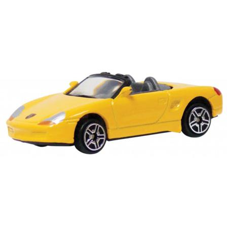 Vn Leksaker Bilar Cars Metall 1:64 Porsche Boxter Gul