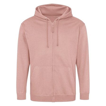 Awdis Herr Full Zip Hoodie XL Dusty Pink