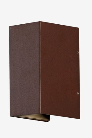 Konstsmide - Vägglykta Cremona höjd 17 cm - Brun - Fasadbelysning - Från Homeroom