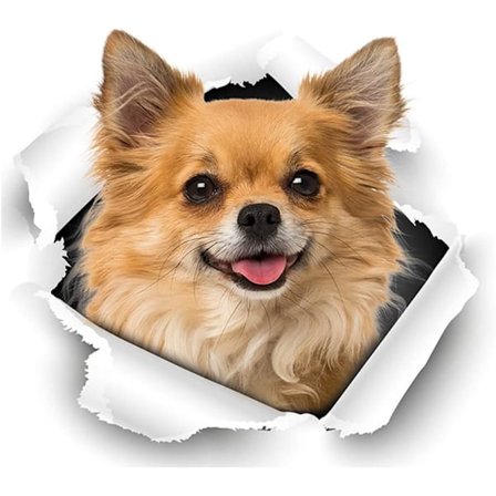 Bilklistermærke, 3D Bilklistermærker Vinyl Bilklistermærker Sjovt Kreativt Hunde Bilklistermærke Dekal kompatibel Vindue, Væg, Dør, Hjelm 