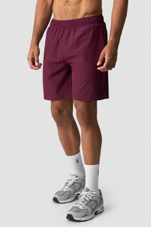 ICANIWILL - Training Printed Shorts Dark mahogany - Herrer - Træningstøj fra ICIW