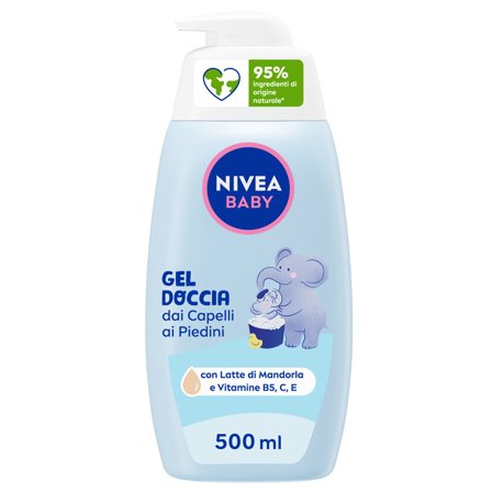 Nivea Baby Gel Doccia Dai Capelli Ai Piedini Detergente Neonato