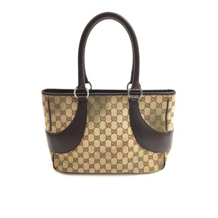Gucci Vintage, Pre-owned Classic Shoulder Bag Bruin, Dames, Maat:ONE Size,stof