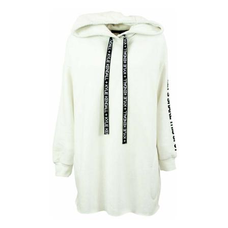 Kendall + Kylie Hoodie Hvid, Dame