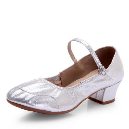 Kvinnor Ankelband Latin Salsa Danssko Mjuk Mary Jane Heels