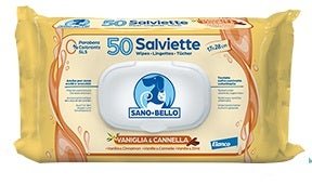 Sano E Bello Salviette Detergenti Vaniglia E Cannella Per