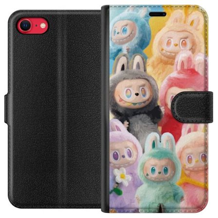 Kompatibelt Plånboksfodral till Apple Apple iPhone 8 Söt monsterkanin limited edition samlarobjekt