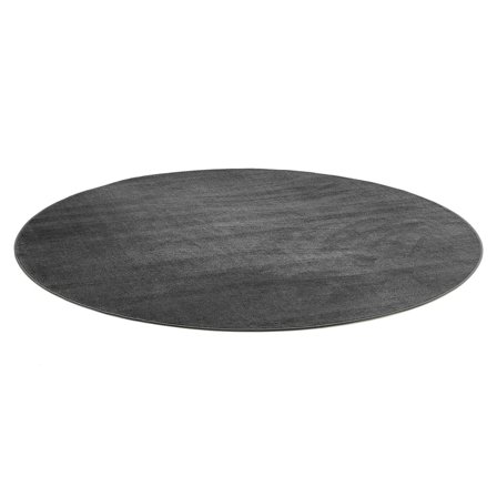 Round rug KEVIN, Ø 4000 mm, grey
