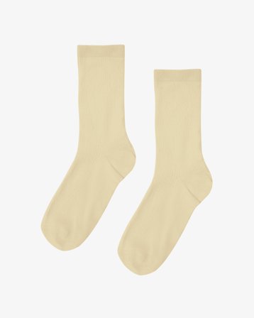 Women Classic Organic Sock - Soft Yellow