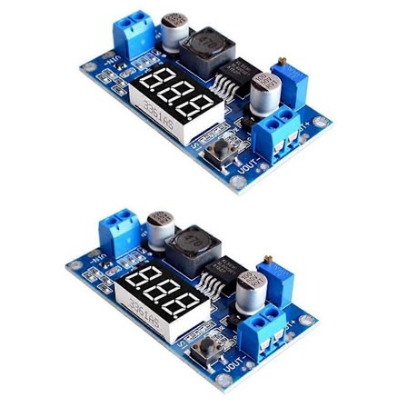 2 stk. XL6009 DC-DC Booster Modul Justerbar Step-Up Boost Converter Modul DC-DC 4.5V-32V til 5V-35V