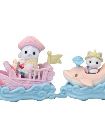 Sylvanian families Amusement Park Ride Set -Ride The Waves- - Pink - ONE SIZE