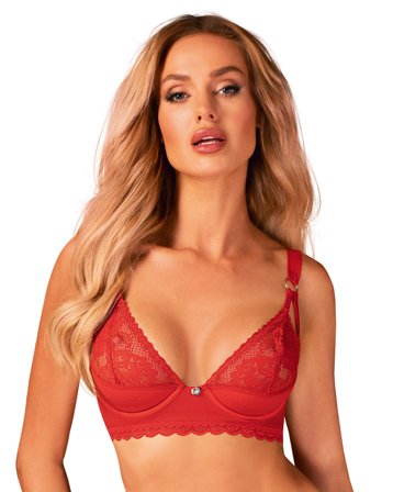 Obsessive: BELOVYA RED BRA - Erotik Vuxen: Plus size