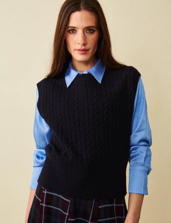 Jumperfabriken Ria Vest - Black - XS