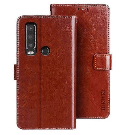 Kompatibel med Cat S75 5G Crazy Horse Læder Flip Cover Telefon Wallet Cover SZRH A-F-lingling}