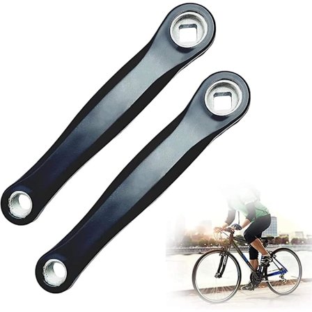 Pieces Yksivaihteinen Polkupyörän Kampiakseli, Kammen Varsi, 170mm Polkupyörän Kammen Vasen Käsi Yksivaihteinen Kampiakseli, Polkupyörän Kammen Varret