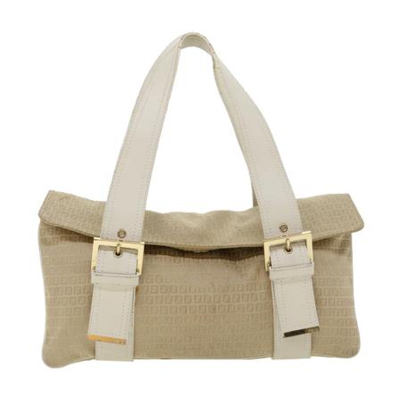 Fendi Vintage, Shoulder Bags Beige, Dames, Maat:ONE Size