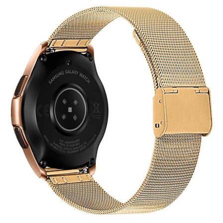 Samsung Galaxy Watch Active milanese klockarmband i rostfritt stål - Guld