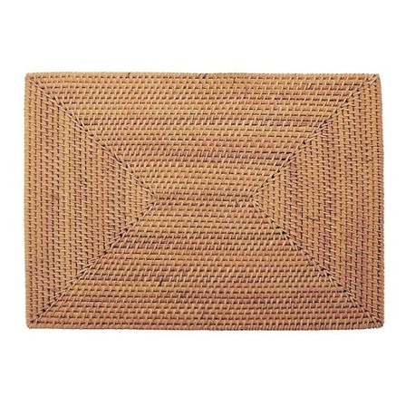 Bordstablett Halksäker Rattan Servett Underlägg Värmebeständig Vävd Servett Värmebeständig Matta