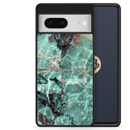 Bjornberry Skal Google Pixel 7 - Grön Marmor