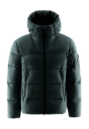 Sail Racing Cloud Down Stretch Hood Jackor Herr Grön M