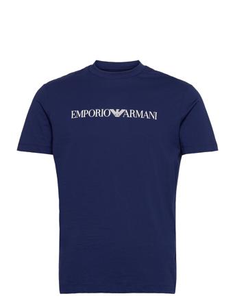 T-Shirt T-shirts Short-sleeved Blå Emporio Armani