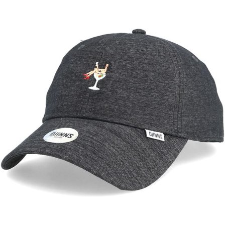 Djinns - Svart adjustable Keps - 6 Panel Curved Jersey Girl Black Adjustable @ Hatstore