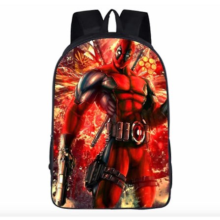 Wade Winston Wilson Student Ryggsäck Deadpool