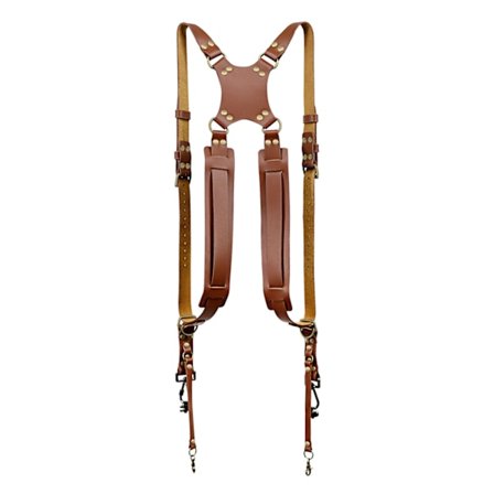 Seler for menn kvinner kamerastropp Vintage skinn justerbar beltestropp