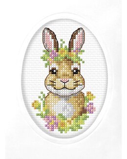 Stickpackung Karte Osterhase 1-er Pack