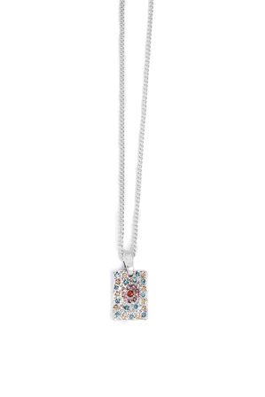Necklace Multicolor Vibrance Silver