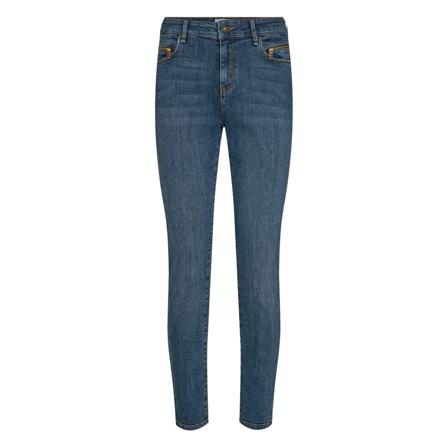IVY Copenhagen IVY-Alexa ankle zip wash sterling indigo Blå, Dame Skinny Jeans, Størrelse: W33 L32
