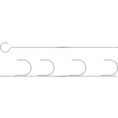 Joma 8110121 Kabelkrok jern Ø10 x 1220 mm, Innfesting
