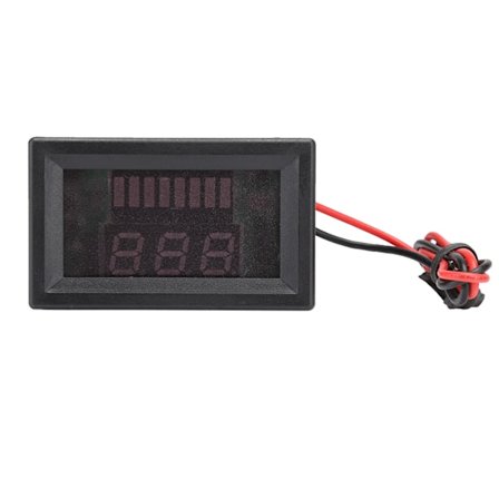 DC Digitalt Elektrisk Udstyr Spændingsmåler Display Lithium Batteri Voltmeter 12V-60V (Blå)