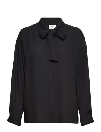 Amelia Blouse Bluse Langærmet Sort Filippa K