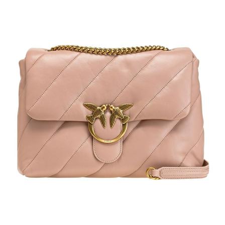 Pinko Shoulder Bags Pink, Dame Skuldertasker, Størrelse: ONE Size
