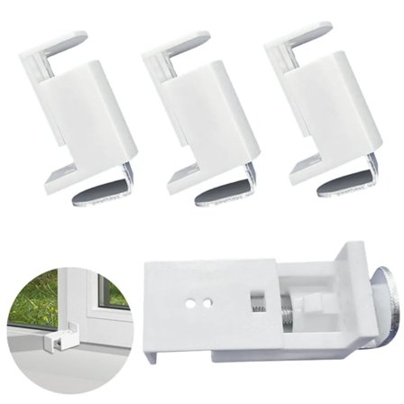 Klemmebeslag til plisségardiner, fastgørelsesreservedele uden boringssæt med 4, klemmebeslagstilbehør