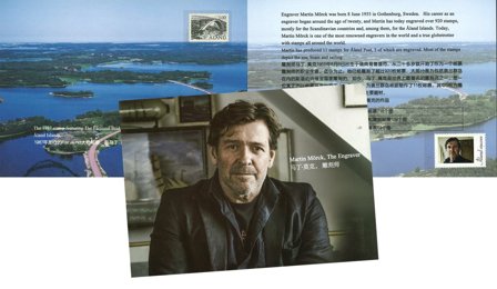 Åland - Martin Mörck mappe - Postfrisk