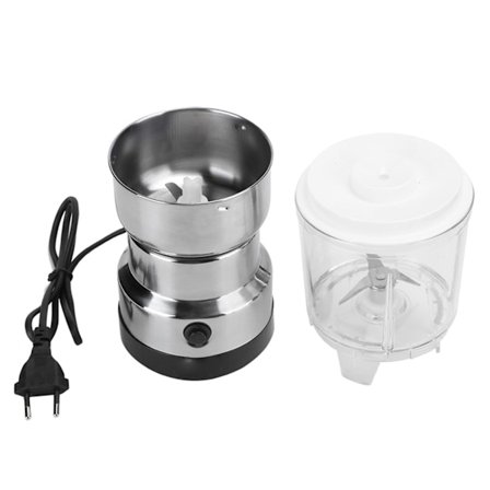Hushålls elektrisk rostfritt stål slipmaskin kaffebön kryddkvarn EU-kontakt 220V