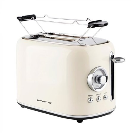 Emerio leivänpaahdin 800W 2 viipaleelle - Valkoinen
