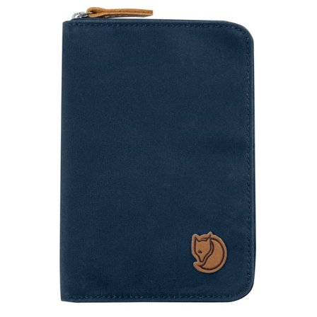 Fjällräven Passport Wallet Bag in Navy, G-1000/Leather