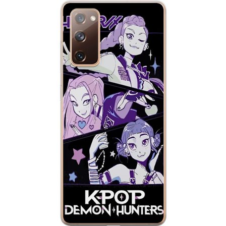 Yhteensopiva Puhelinkuori Samsung Galaxy S20 FE Kpop Demon Hunters Huntrix Trio Tytöt Violetit tähdet Retro-idoli Taidetta