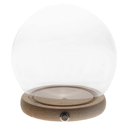 1 sæt Præserveret Blomst Glas Dome Støvtæt Glas Dome Præserveret Blomst Dome