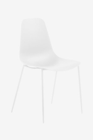 Kave Home - Stol WASSU i 4-pak - Hvid - Stole - Fra Homeroom