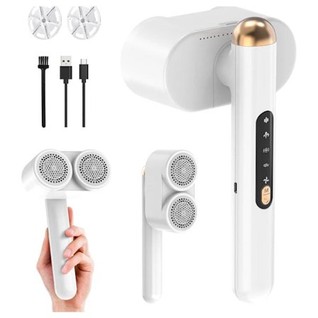 Bærbar Oppladbar Dobbelthodet Høyhastighets Lo-fjerner Med Rengjøringsbørste Effe