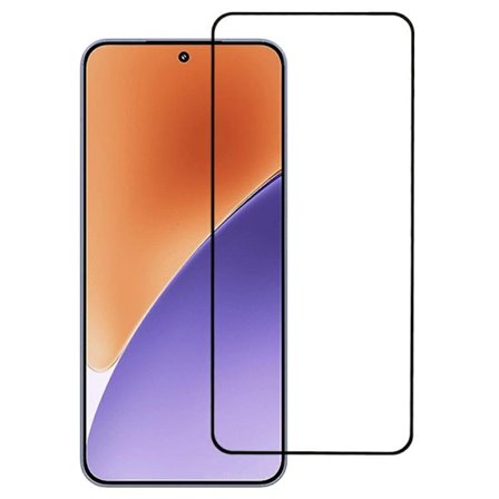 SKALO Samsung S25 Edge FULL-FIT Hærdet Glas Skærmbeskyttelse - Sort