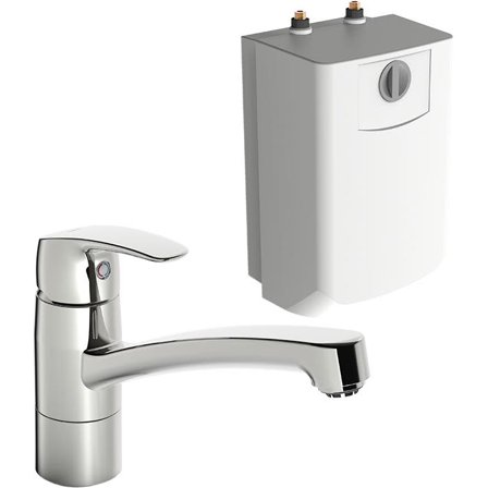 Oras Safira 1023F Kjøkkenbatteri med varmtvannsbereder, Baderom